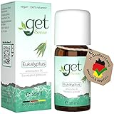 getSense - Ätherisches Öl Eukalyptus - 10 ml - 100% Naturreines Eukalyptusöl - Essential Eucalyptus Oil - Eucalyptus Globulus - Vegan - In Deutschland Abgefü