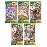 Pokemon 5 Drachenwandel Booster Sammelkarten | DEUTSCH | Schwert & Schild Karten Serie | + Arkero-G 100 Soft Card S