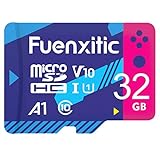 Fuenxitic 32GB MicroSD Karte mit Adapter, U3 MicroSDXC-Karte zum Nintendo Switch, V30-Speicherkarte zum Gopro Held 7 Held 8 Android Smartphone Digitalkamera Tablette und DJI D