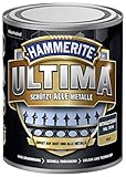 5379759 Hammerite ULTIMA Metallschutz Lack Rost 750ml Matt Anthrazitgrau RAL 7016