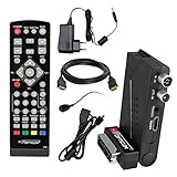 HB DIGITAL DVB-T/T2 Set: Opticum HD AX Lion Air 2 HEVC DVB-T/T2 Receiver + HDMI Kabel mit vergoldeten Anschlüssen *** Full HD, HEVC/H.265, HDTV, HDMI, SCART, USB 2.0 DVBT DVBT2 DVB-T2