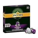 Jacobs Kaffeekapseln Lungo Intenso, Intensität 8 von 12, 200 Nespresso®* kompatible Kapseln, 10 x 20 Getränk
