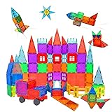 CONDIS Magnetische Bausteine 101 Teile Magnetspielzeug Magnete Kinder Magnetbausteine Magnet Spielzeug Kinder Magnetspiele für Kinder Kinderspielzeug Puzzle Geschenk ab 3 4 5 6 7 Jahre Junge M