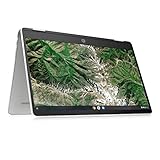 HP Chromebook x360 14a-ca0217ng (14 Zoll / HD Touch) 2in1 Convertible Laptop (Intel Celeron N4020, 4GB LPDDR4 RAM, 64GB eMMC, Intel UHD Grafik, Chrome OS, QWERTZ) weiß