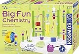 KOSMOS 642532 Big Fun Chemistry - Die verrückte Chemie-Station, Experimentierkasten für Kinder ab 8 Jahren, glibbriger Schleim, blubbernde Flüssigkeiten, wechselnde Farben, Labor-S