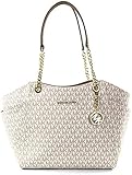 Michael Kors – Große Schultertasche mit Kette für Damen, Jetset, Reisen, (Farbe: Vanille.), Einheitsgröß