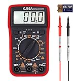 Digital Multimeter mit Ohm Voltmeter Ampere Resistance Diode Voltage Messung,AC/DC Multi Tester Spannung,DC Strom, W