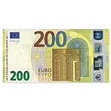 Litfax GmbH 200€ Euroschein/Spielgeld ca. 114x61 mm, je Pack. 25 Stück (5 PG)