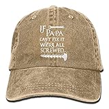 595 Papa Hüte Frauen Männer Trucker Kappe Wenn Papa Es Nicht Reparieren Kann, Sind Wir Alle Am Arsch Twill Cap Freizeit Hysteresenhut Unisex Jeans Cap Outdoor Sonnenhut Für Erw