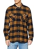 Dickies Herren Sacramento Freizeithemd, Braun (Brown Duck Bd), X-Larg