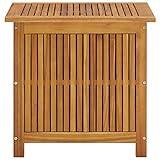 Tidyard Gartenbox Auflagenbox Kissenbox Massivholz Wasserdicht, 60 x 50 x 58/106