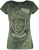 Harry Potter Slytherin - The Snake Frauen T-Shirt grün M