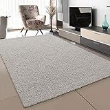 SANAT Teppich Wohnzimmer - Creme Hochflor Langflor Teppiche Modern, Größe: 200x290