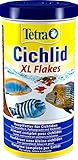 Tetra Cichlid XL-Flakes - Fischfutter für alle größeren Cichliden, 1 Liter D