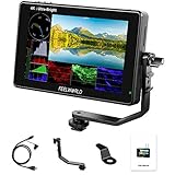 FEELWORLD LUT7 PRO 7 Zoll 2200nits 3D LUT Touchscreen DSLR-Kamera Field Director AC-Monitor mit Wellenform F970 Externe Stromversorgung und Installationskit 4K HDMI-Eingang Ausgang 1920X1200 IPS