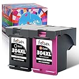 Foiset Remanufactured Tintenpatronen für HP 304XL Ersatz für HP 304 XL für HP Envy 5010 5020 5030 5032 Deskjet Envy 2620 2630 3720 3730 3750 3760 2622 2632 2633 2634 3733 3735 AMP 100 Druck