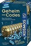 KOSMOS 658076 Geheim-Codes, Baue ein eigenes Zahlen-Geheimversteck, Codes knacken, Nachrichten und Geheimnisse verschlüsseln, Experimentierset für Kinder ab 8 - 11 Jahre, Kryptex Mitbringsel Geschenk