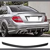 SHGE Abs Heckspoiler Dachspoiler Heckspoiler Passend Für Mercedes Benz C-Klasse W204 4-Türer Limousine 2008-2014, Car Modification Styling Zubehö