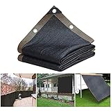 GOODSH 90% Schwarzes Schattentuch Rand Mit Knopfloch Widerstandsfähige Gartennetzplane Mit Verklebtem Rand Für Pflanzen Gewächshaus Swimmingpool Patio,2x4M