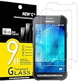 NEW'C 2 Stück, Schutzfolie Panzerglas für Samsung Galaxy XCover 3, Frei von Kratzern, 9H Härte, HD Displayschutzfolie, 0.33mm Ultra-klar, Ultrabeständig