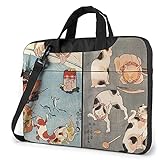 15,6 Zoll Laptoptasche,Schädel Laptop Schulter Messenger Bag Reise Aktentasche Notebook Case Coverhalter Für Laptop Schule Business Office Werk