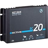 ECTIVE 20A 260Wp/520Wp leiser MPPT Solar-Laderegler für 12V/24V Versorgungsbatterien SC 20 SILENT