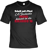 Cooles T-Shirt mit Bayerischen Spruch - A Gscheida Prinz kimmt in da Skihos´n - geiles Pisten Party Geschenk Outfit, Größe:XL