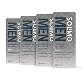 Amazon-Marke: Solimo Men Anti-Aging Q10 Gesichts-Feuchtigkeitspflege - UV-Schutz, 4x50