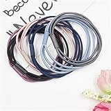 Rjjrr 2PCS/ Lot Einfache Spitze 6 Farben Elastische Haar- Bänder for Mädchen Bohemian Stirnband Scrunchy Bogen-Kind-Haar- Zusätze for Frauen (Color : TS2681 Mix Colors, Size : 12PCS)