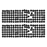 240Pcs wasserdichte Silikonpads, Sticky Pads Kissen, Dichtung Rundmatte Schraube Unterlegscheibe, 15mmx2mm für Bodenmöb