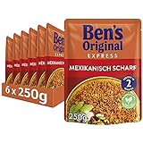 Ben's Original Express-Reis Mexikanisch Scharf, 6 Packungen (6 x 250g)