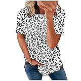 Damen T-shirt Frauen T-shirt Damen Kurzarm T-Shirt Casual Streifen Sommer Lose Tunika Shirt Oversize Oberteile Baumwolle Bluse Tshirt Top