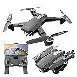 JJDSN Ultraleichte Faltbare Drohne，GPS-Drohne mit 4K-Kamera für Erwachsene RC Hexacopter mit automatischer Rückkehr, bürstenloser Motor, Wegpunktflug, Headless-Modus, 30 Minuten Langer Flug，D