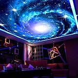 3D-Tapete, große Wandbilder Galaxie, Universum, Sternenhimmel, Hintergrund Dekoration, Vliestapete, Wandbild, Foto, Wohnzimmer, Schlafzimmer, Dekoration (250 cm x 175 cm)