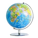 HJHJ globus weltkugel 10-Zoll-Relief-interaktive Weltkugel Beleuchtet Nachtlicht 3 In 1 Interaktive Erdekugeln Mit Standkugel Für Kinderlernen erdkugel deko (Color : World Globe)