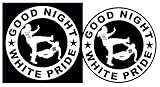 Racker-n-Roll GOOD NIGHT WHITE PRIDE 5 x Aufnäher + 5 x Aufkleber Pack