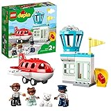 LEGO 10961 DUPLO Flugzeug und Flughafen Spielzeug Set für Kleinkinder ab 2 J