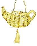 Das Kostümland Handtasche Wunderlampe zum Märchen Kostüm 1001 Nacht - Gold - Karneval Mottoparty JGA T