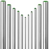 Qualitäts Edelstahl-Rohr Stangenware Ø 15mm - 35mm | Länge 0,25m - 2m | Wunschlänge einfach auswählen  15 mm x 1,0 mm | 0,5