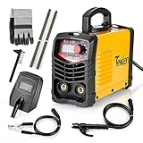 Schweißgerät, TEWLEN ARC MMA 225Amp Schweißer IGBT Digital Elektrisch Schweißgerät Inverter, Tragbarer 220V Mini Welder mit Elektrodenhalter, Erdungsclip, Maske, Bürste, Schweißstäben und H