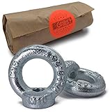 CHILO® Ringmutter – super stark, korrosionsbeständig – 5-er oder 10-er Pack Ösenmutter [M8 M10] galvanisch verzinkt DIN582, Augenmutter, Öse mit Innengewinde, Zurröse (M10, 10)
