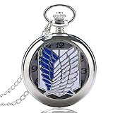 Einzigartige Taschenuhr, Attack on Titan Scouting Legion Survey Corps Cosplay Taschenuhren für Männer und Frauen, Taschenuhr Geschenk – JLyshop T