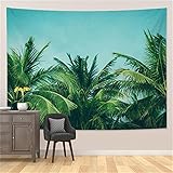 YYRAIN Nordischer Druck Polyester Landschaftsmalerei Raumdekoration Wandkunst Wandteppich Multifunktionale Strandtuch Tischdecke 59x39 Inch{W150xH100cm}