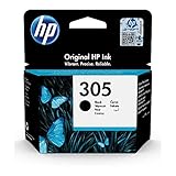 HP 305 (3YM61AE) Original Druckerpatrone Schwarz für HP DeskJet 27xx, 41xx, HP ENVY 60xx, 64xx