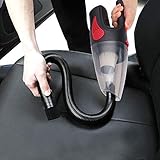 Shanrya Haarfänger, 13,1 x 4,3 x 3,9 Zoll 12 V 120 W Leichter Staubfänger Autostaubsauger, Nass-Trocken-Autostaubsauger für sauberen Staub(Schwarz)