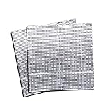 WJMY 3D-Drucker Heizbett Isolierung 220x220 mm Plattform Heißbett Isolierung Bett Wärmeschutzmatte Selbstklebend Matte für z.B. Anycubic i3 Mega Creality Ender 3 Anet A8 CR-10S usw. (2 Stück)