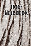 Tiger Notebook: Notebook with 120 white pages, 6 x 9 Zoll and D