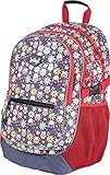 Baagl Schulrucksack für Mädchen - Schulranzen für Kinder mit ergonomisch geformter Rücken, Brustgurt und reflektierende Elemente (Glückliche Eulen)