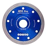 RDXMAX ® Diamant-Trennscheiben für Winkelschleifer, 115 mm, superdünn, schneller, sauberer Schnitt auf Porzellan, Granit, Marmor, Beton, Ziegeln und Keramik, 11.4 cm (4.5 Zoll) großes Rad (1.2 mm)