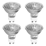 4 x Tesco Halogen Reflektor 35W GU10 220-240V warmweiß 2700K dimmbar 2000h 35°